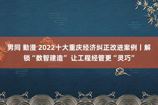 男同 動漫 2022十大重庆经济纠正改进案例丨解锁“数智建造” 让工程经管更“灵巧”